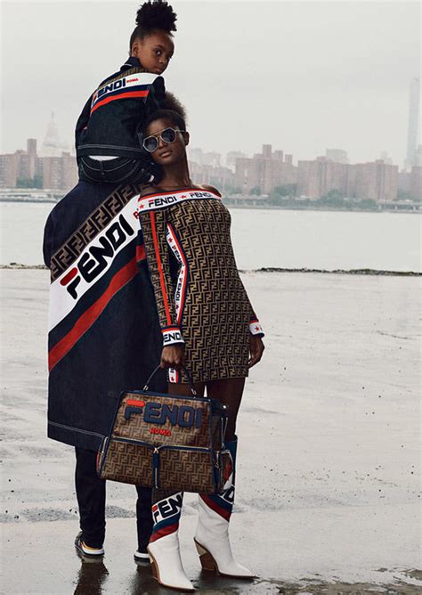 fendi fila collaboration - FILA Fendi coat.